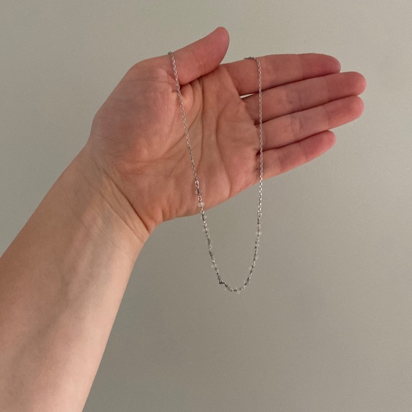 Beaded dainty choker necklace - Picture 2 of 4